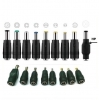 9 CLAVIJAS ORDENADOR PARA ALIMENTADOR / CARGADOR UNIVERSAL PORTATIL / CLAVIJA